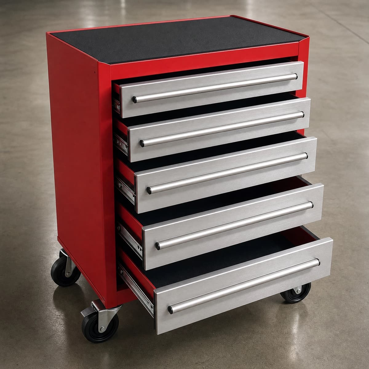 26 in. 5-Drawer Rolling Tool Cabinet