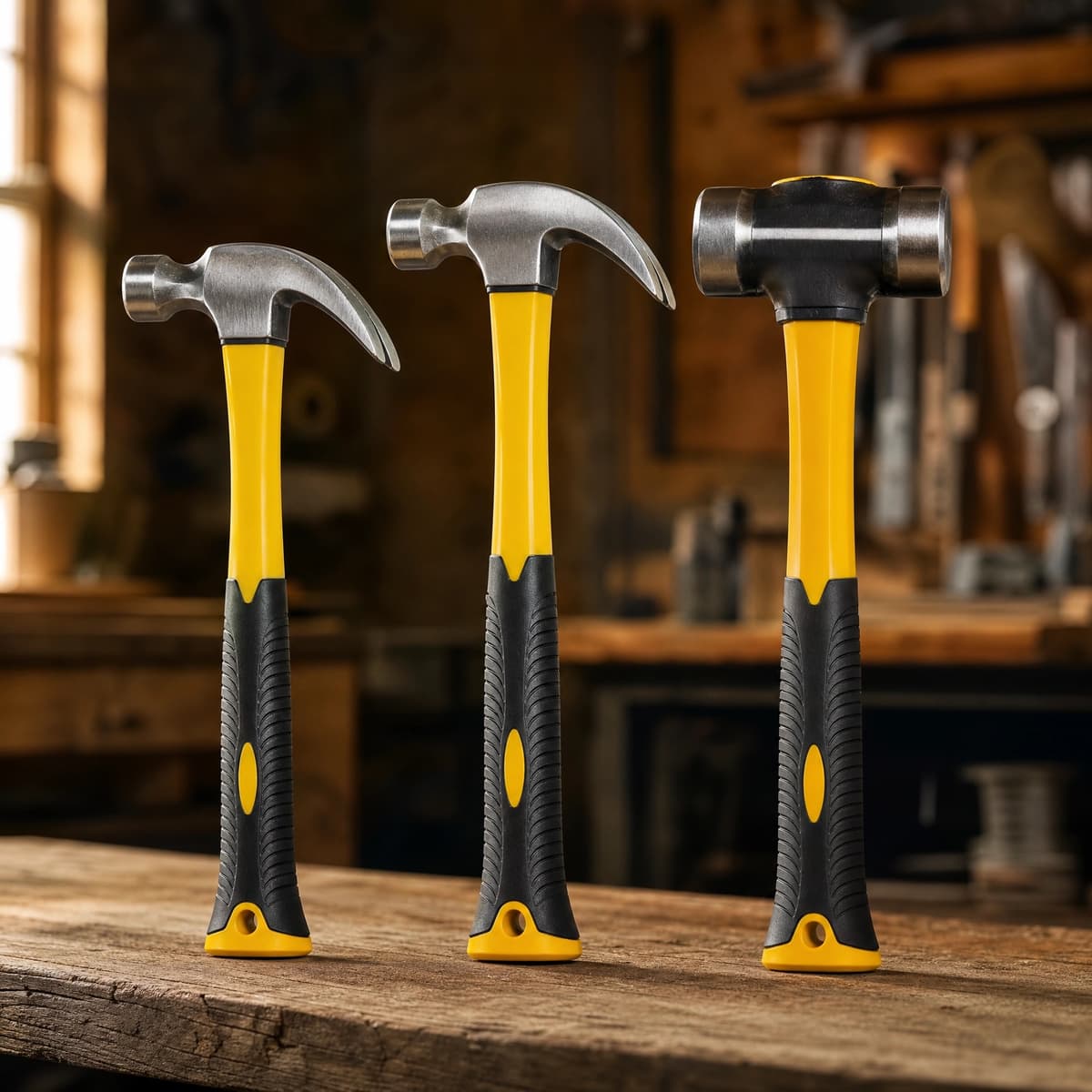 3-Piece Anti-Vibration Hammer Set