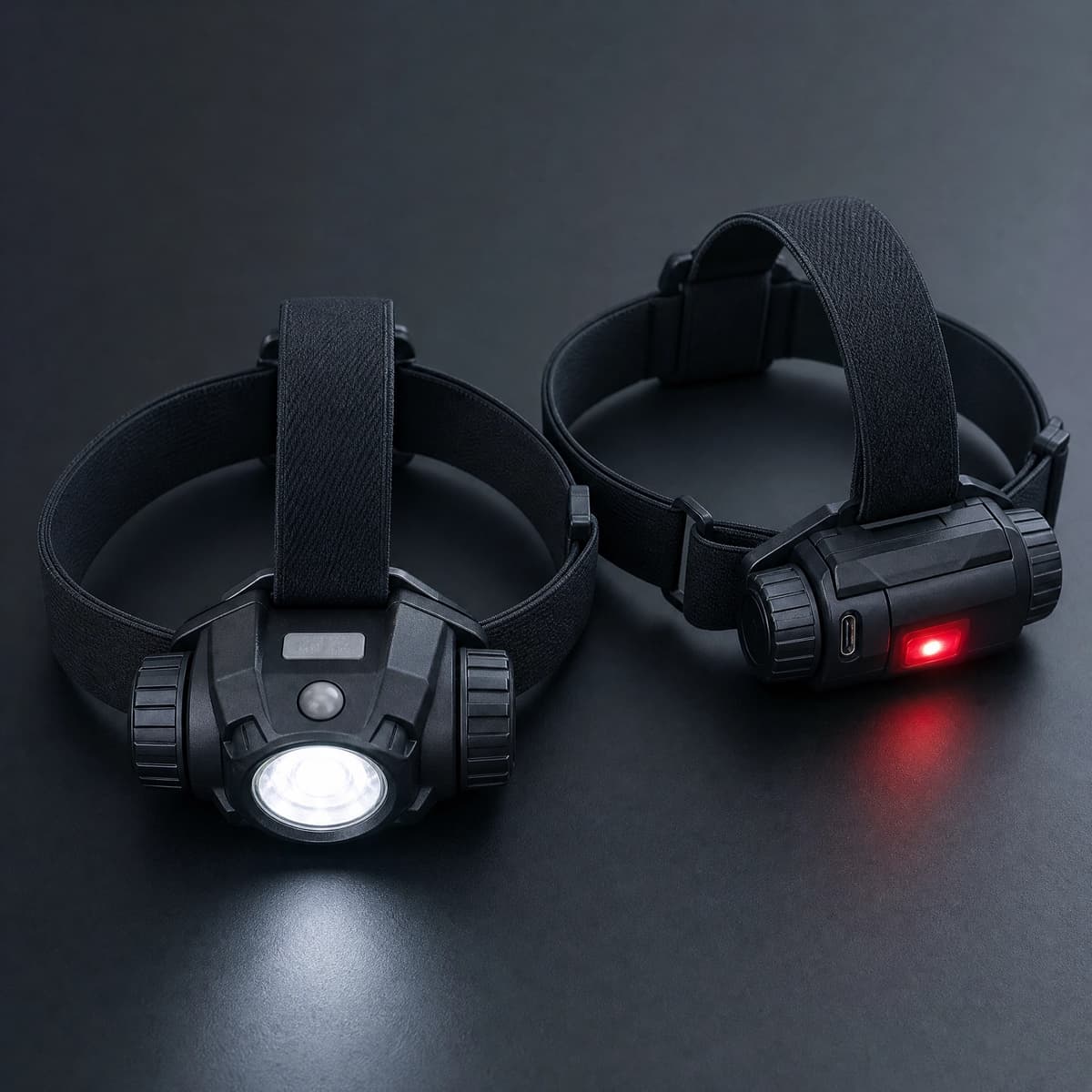 Rechargeable LED Headlamp (2-Pack)