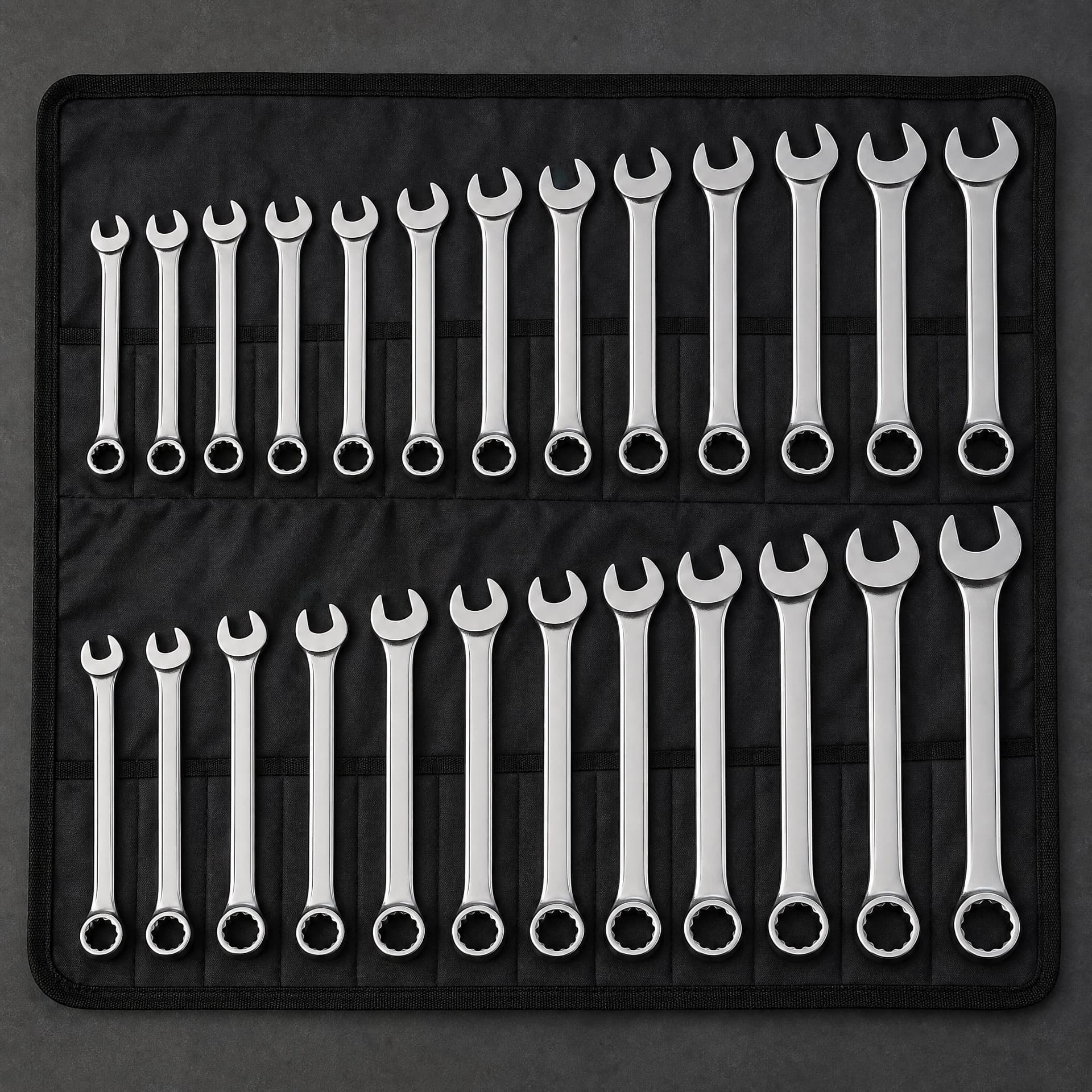 22-Piece Combination Wrench Set