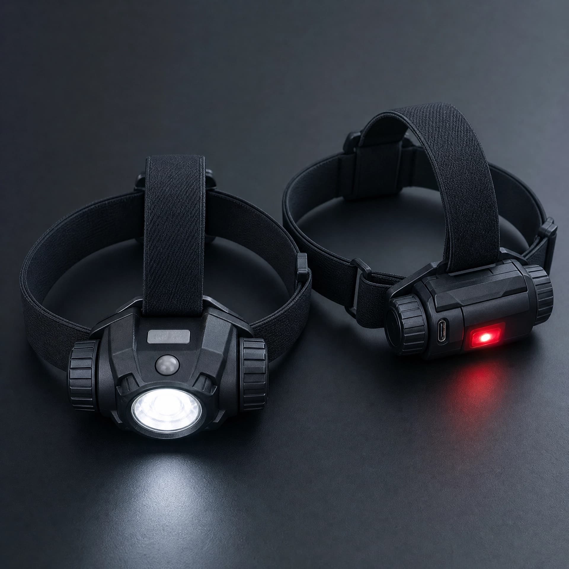 Rechargeable LED Headlamp (2-Pack)